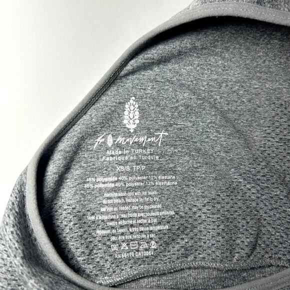 Free People Gray Racerback Althetic Top - Picture 4 of 4